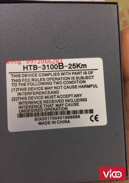 Bộ chuyển đổi 1 sợi Converter quang điện Netlink HTB3100A/B 25Km loại 10/100