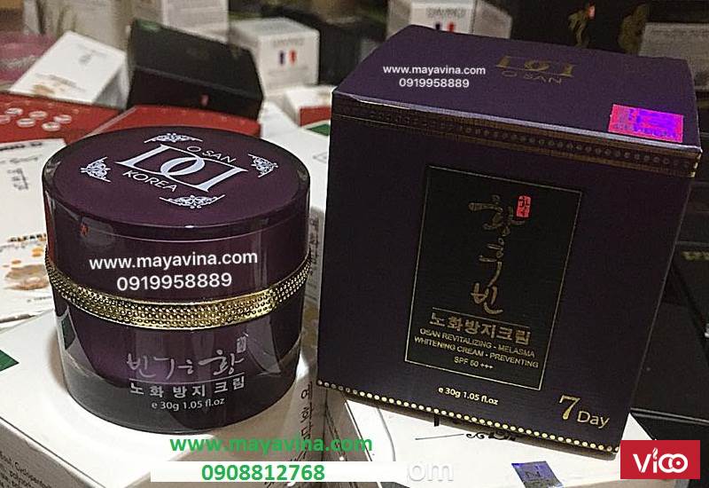 KEM THẢO MỘC OSAN REVITALIZING ( Trị nám trắng da 6in1 UV40)