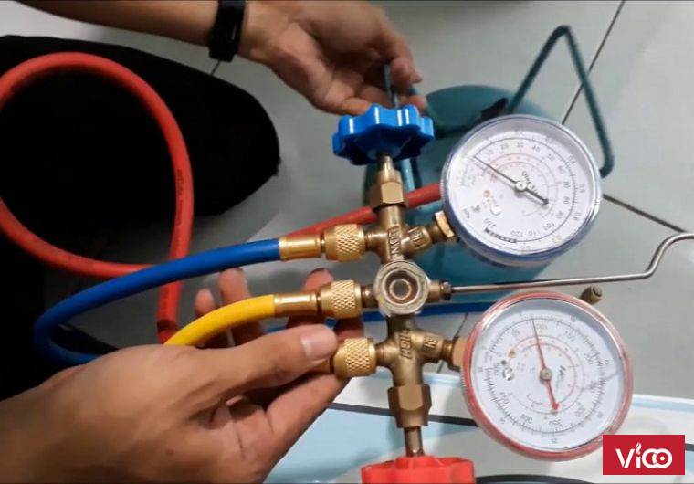 Dịch vụ nạp ga điều hòa Cơ điện lạnh Cao Vĩ