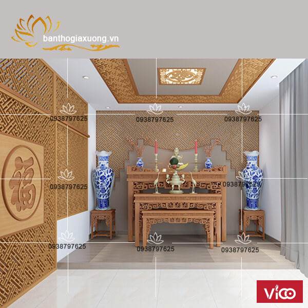 vách ngăn phòng thờ cnc bằng gỗsự lựa chọn tốt nhất