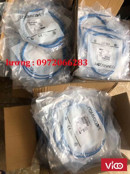 Dây nhảy patch cord 10m Cat6 Blue (NPC06UVDBBL035F) commscope