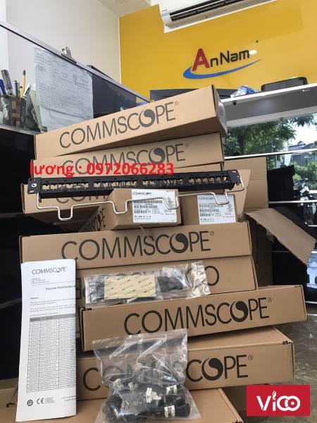 Thanh đấu nối patch panel 24 cổng cat5e UTP,1U mã 760237040 913751912