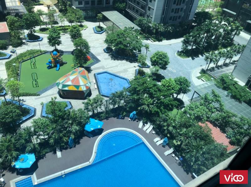 Bán cắt lỗ căn hộ toà R2 GoldMark city 94m2 3 phòng ngủ full nội thất
