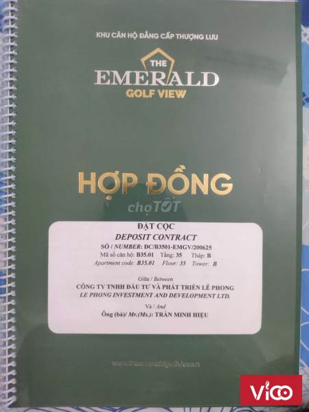 Căn hộ đầu tư The Emerald Golf View chuẩn 5 sao view sân golf TP. Thuận An, Bình Dương