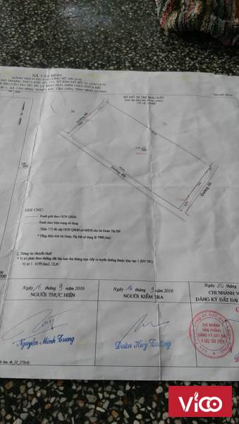 Bán đất Tân Bình Bắc Tân Uyên Bình Dương(gần chợ Nhật Huy). Diện tích 7000m2(129x54).