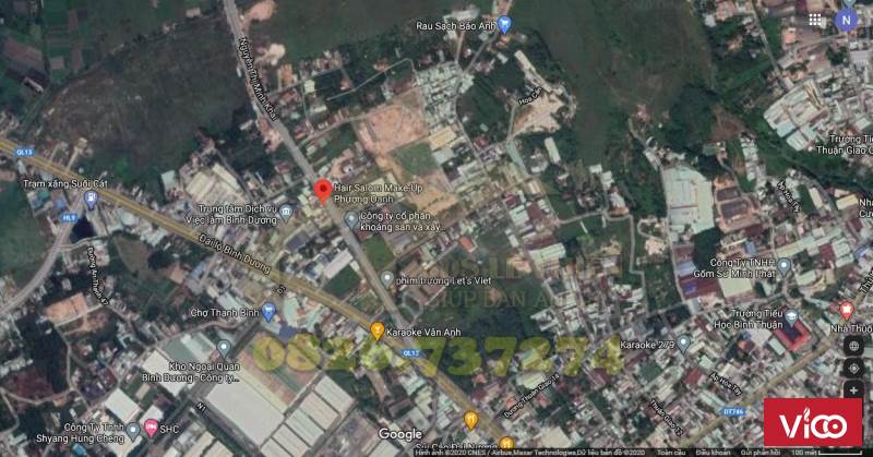 Bán đất mặt tiền Nguyễn Thị Minh Khai, Hòa Lân 1, Thuận Giao, Thuận An, Bình Dương. DT 177m2