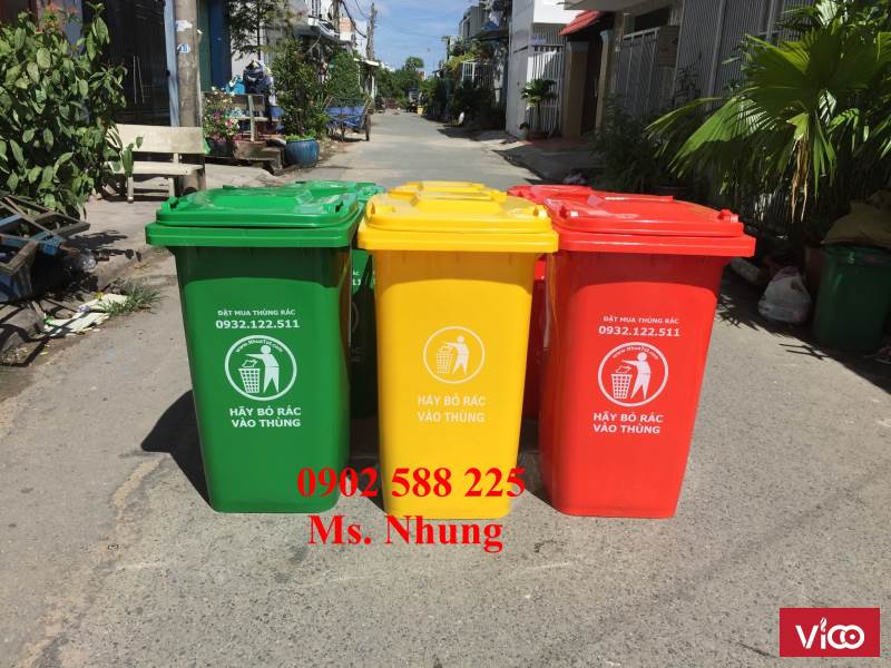 Thùng rác 240 Lít giá rẻ