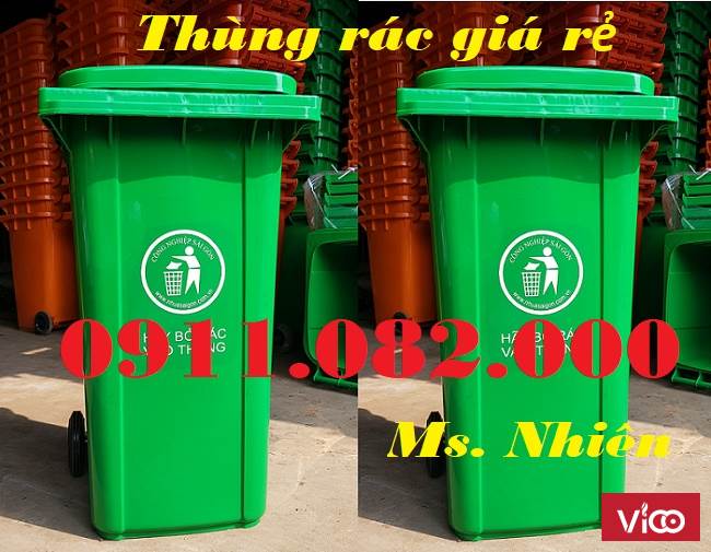 Cung cấp thùng rác môi trường, thùng rác 120 lít, 240 lít, 660 lít giá rẻ