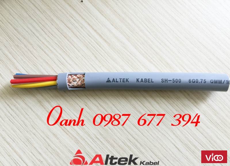 Cáp điều khiển Altek Kabel 6x0.5mm2, 6x0.75mm2, 6x1.0mm2, 6x1.5mm2