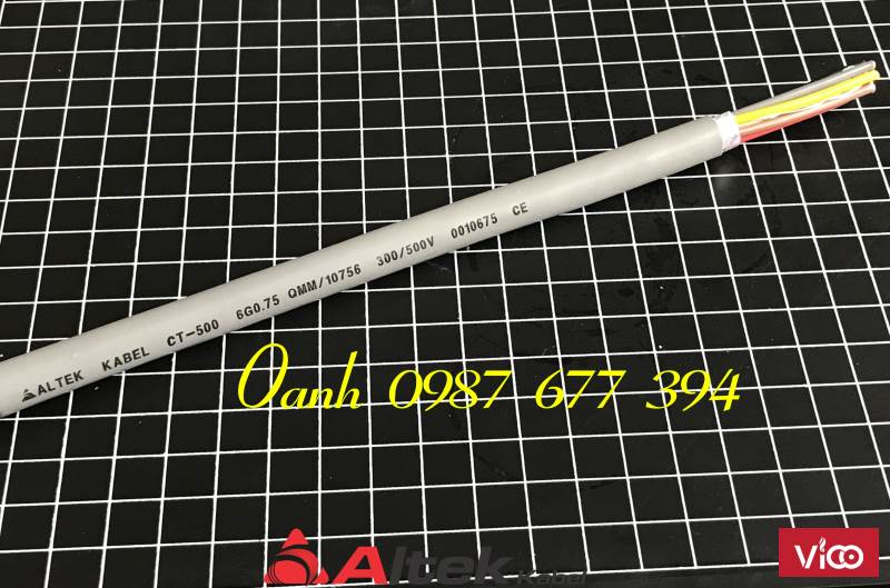 Cáp điều khiển Altek Kabel 6x0.5mm2, 6x0.75mm2, 6x1.0mm2, 6x1.5mm2