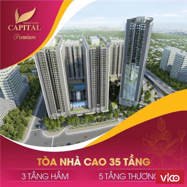 Dự Án Chung cư Thăng Long Capital Đại Lộ Thăng Long (Thiên đường Bảo Sơn)Giá 20triệu/m2