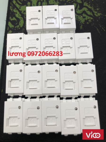 Nhân USB sạc điện thoại chuẩn wide lắp âm tường, âm sàn