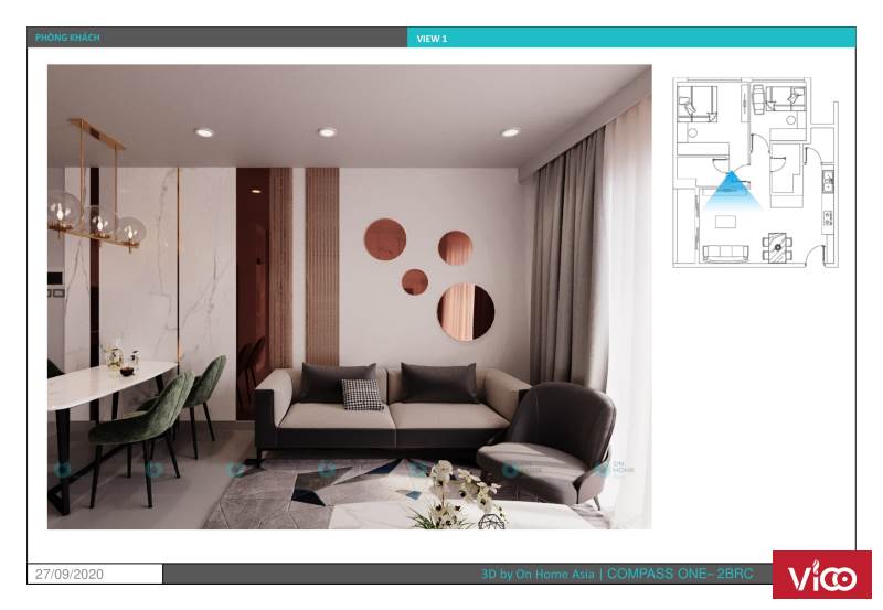 Bán căn hộ chung cư Compass One