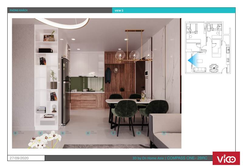 Bán căn hộ chung cư Compass One