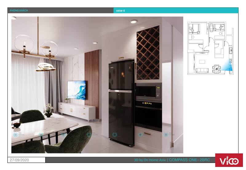 Bán căn hộ chung cư Compass One