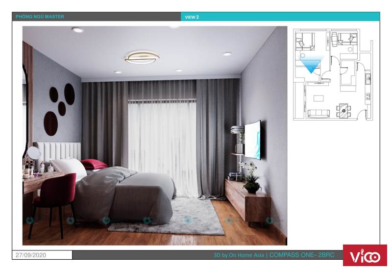 Bán căn hộ chung cư Compass One