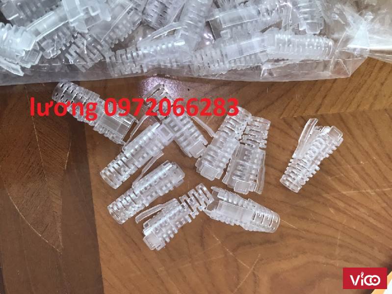 Đầu chụp hạt mạng cat6 3 mảnh