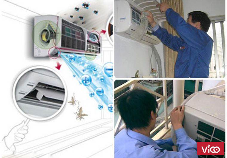 Dịch vụ vệ sinh máy lạnh tại nhà ở Tây Ninh Công ty Cao Vĩ