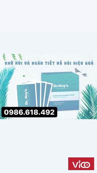 Xua tan nỗi lo hôi nách vì đã có Dr.Hoys