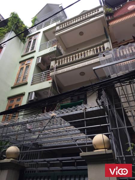 bán nhà ngõ 54 Hoa Bằng, 2 mặt đường, gần vườn hoa.74m2, 4 tầng. 5,7 tỷ