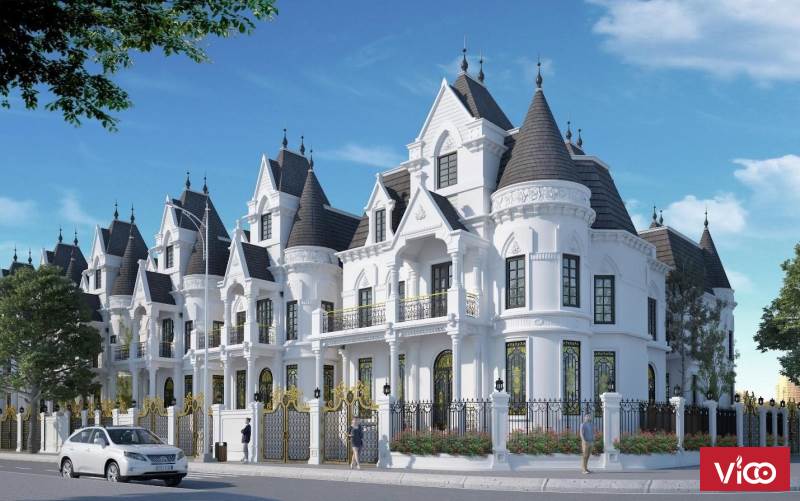 Biệt thự lâu đài đầu tiên có mặt tại Bắc Từ Liêm có vị trí nhiều khách hàng muốn sở hữu