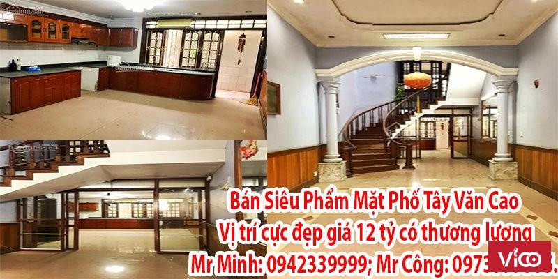 Bán Siêu Phẩm Mặt Phố Tây Văn Cao Vị trí cực đẹp.Liên hệ 0942339999 0973799555.