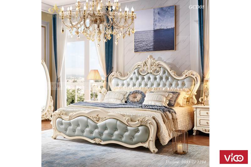 Giường ngủ tân cổ điển GCD08