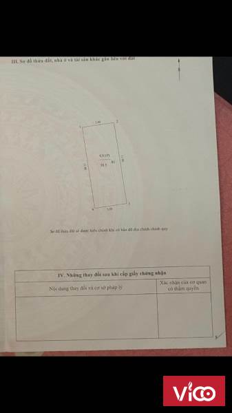 Chính chủ nhờ bán nhà 1 tầng 38.5m2 ngõ 101 Chính Kinh, P. Nhân Chính, Thanh Xuân 2.6 tỷ 0333388444