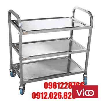 Xe phục vụ thức ăn 3 tầng chất lượng nhất tại Hành Tinh Xanh