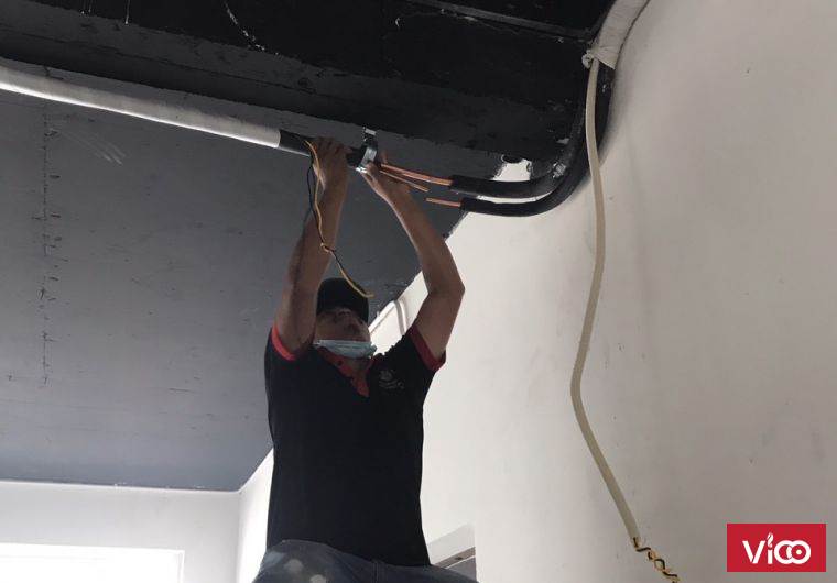 Thi công máy lạnh ở Đất Đỏ Máy lạnh Cao Vĩ