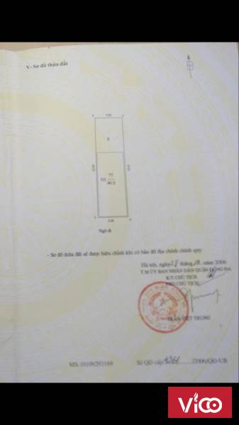 Bán nhà 1 tầng ngõ 30 Lương Định Của, P. Phương Mai, Q. Đống Đa, Hà Nội. 3.3 tỷ, LH 0333388444