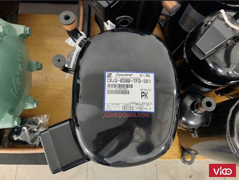 0912214283 Bán máy nén lạnh Copeland 3 HP CRJQ 0300 TFD 501 hàng chính hãng, giá tốt