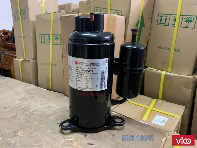 Máy nén lạnh Mitsubishi 1,5 HP RH207VRFT xuất xứ Thái Lan giá tốt