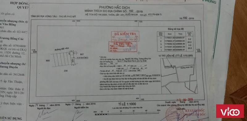 bán nhanh lô đất 100m2 có 60tc, sổ hồng riêng công chứng ngay