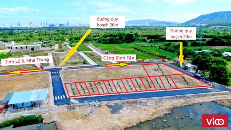 Bán đất nền gần trung tâm Thành Phố Nha Trang chỉ từ 9 triệu/m2