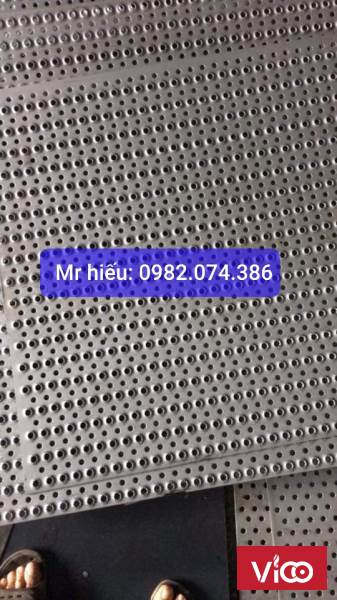 tôn lỗ, inox lỗ, tôn kẽm đục lỗ, đồng đục lỗ, nhôm đục lỗ.