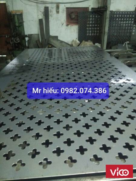 tôn lỗ, inox lỗ, tôn kẽm đục lỗ, đồng đục lỗ, nhôm đục lỗ, tấm kim loại đục lỗ