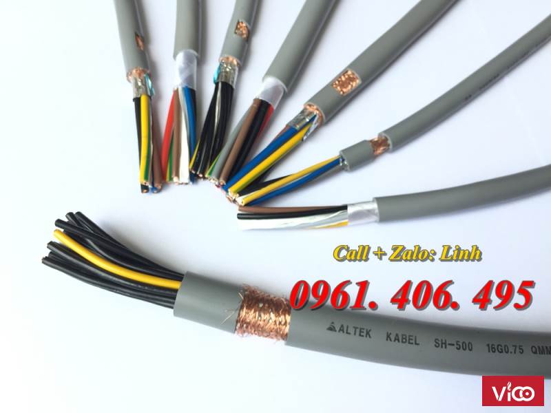 Cáp điều khiển không lưới,cáp điều khiển có lưới chống nhiễu