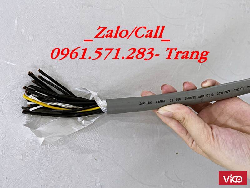 Cáp tín hiệu điều khiển 12x0.5 loại không chống nhiễu và có chống nhiễu