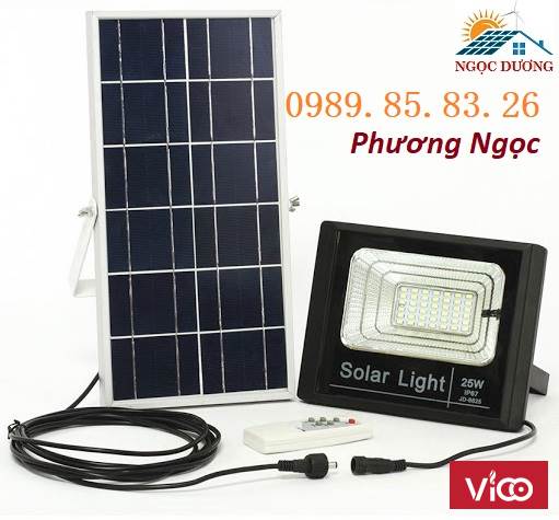 Đèn LED pha năng lượng mặt trời 20W,25W, đèn sân vườn năng lượng mặt trời