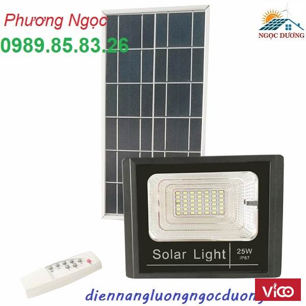 Đèn LED pha năng lượng mặt trời 20W,25W, đèn sân vườn năng lượng mặt trời