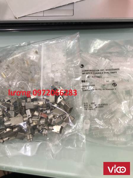 Hạt Mạng Commscope ( 621119813 ) Modular Plug, Category 6 hạt 3 mảnh