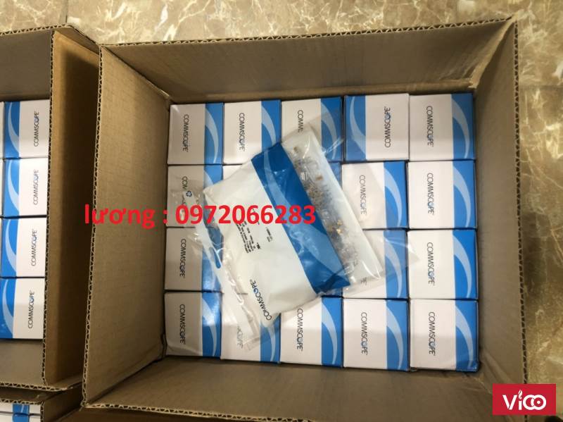 Hạt mạng RJ45 Cat5e Commscope mã 65547203 made in USA
