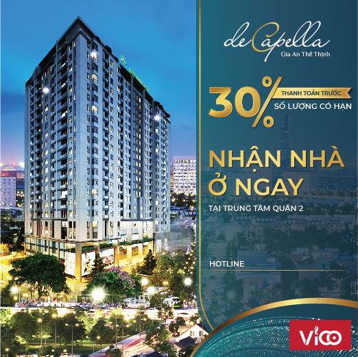 Nhận Booking căn hộ De Capella với giá cực tốt