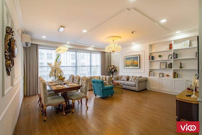( Chính Chủ ) Gia đình bán nhanh căn 4PN 143m2 hướng Đông Nam View Quảng Trường Tòa Park 08