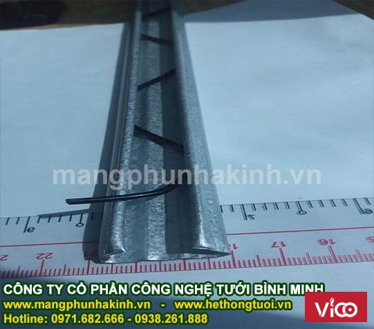 Nẹp zíc zắc, nẹp cài màng nhà kính, thanh lò xo cài màng, nẹp cài song zigzag