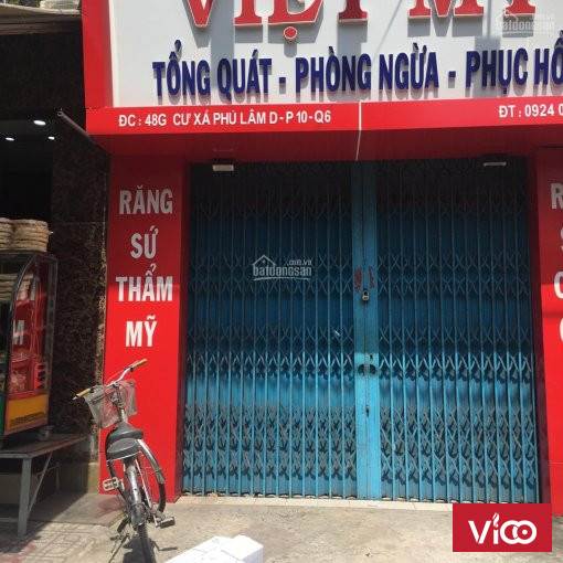 CHÍNH CHỦ CẦN CHO THUÊ NHÀ 48 LÔ G, CƯ XÁ PHÚ LÂM D, MẶT TIỀN CHỢ HỒ TRỌNG QUÝ 18 TRIỆU/THÁNG