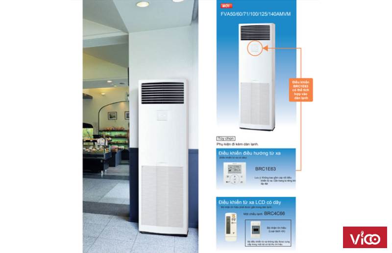 Điều hòa tủ đứng Daikin một hình thức tiết kiệm không gian lý tưởng