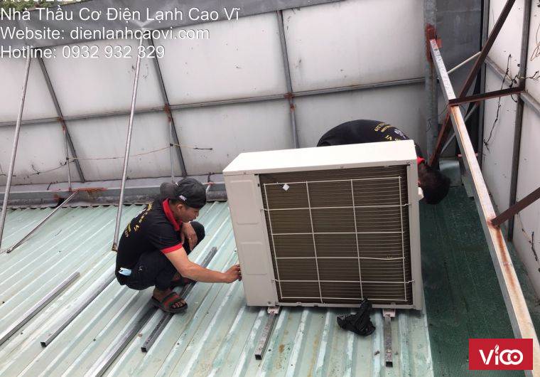 Dịch vụ bảo dưỡng máy lạnh ở Dầu Tiếng Máy lạnh Cao Vĩ
