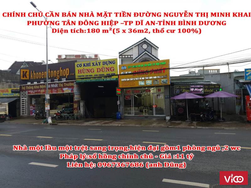 CHÍNH CHỦ CẦN BÁN NHÀ MẶT TIỀN ĐƯỜNG NGUYỄN THỊ MINH KHAI